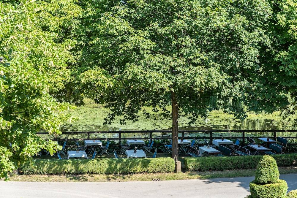 Outdoor wedding area