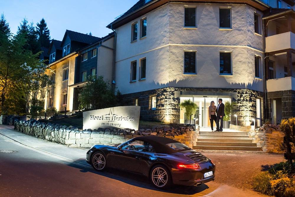 Front of property - evening/night