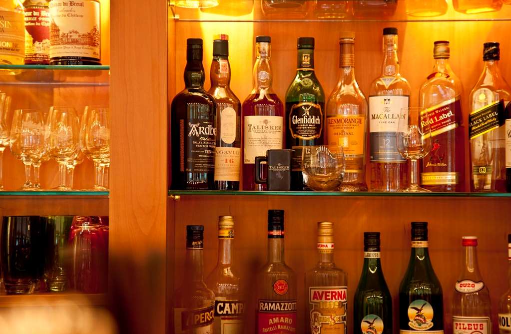 variety of famous liquors