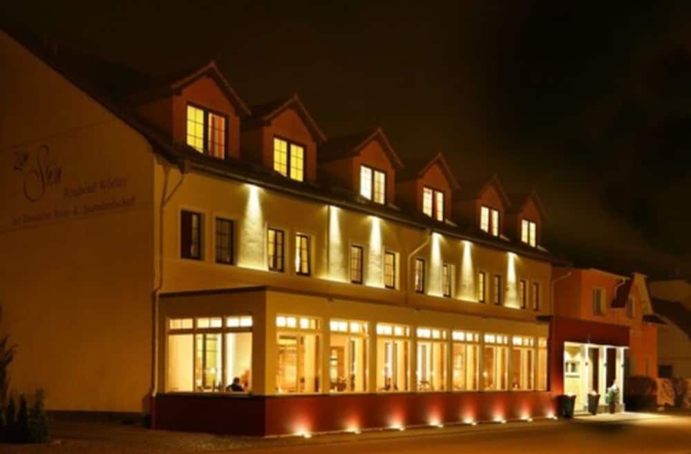 Front of property - evening/night