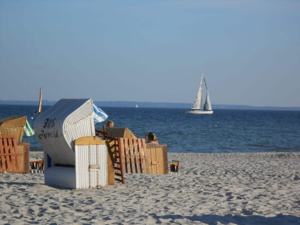 With Beach Chair & Sea...