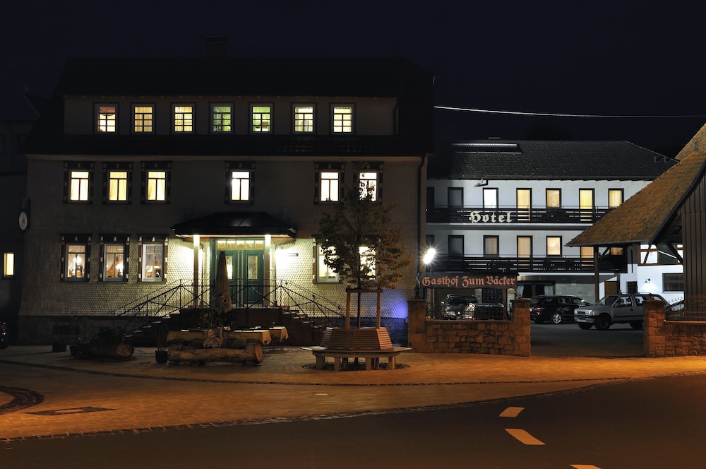 Front of property - evening/night
