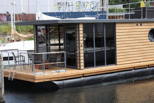 Houseboat in Flensburg With Harbor Views
