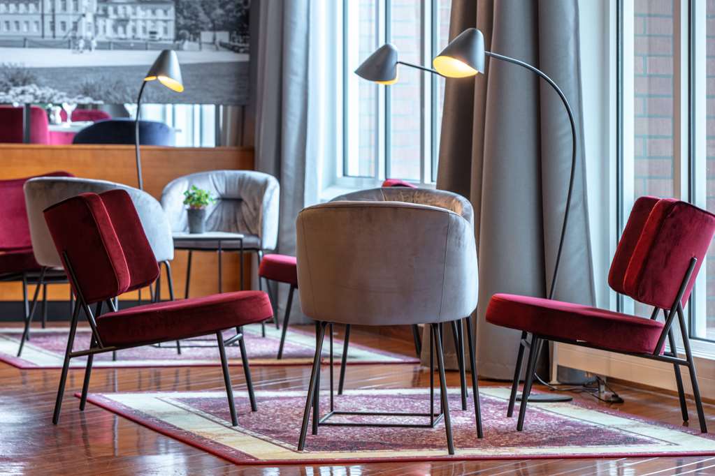 Comfortable chairs in lobby