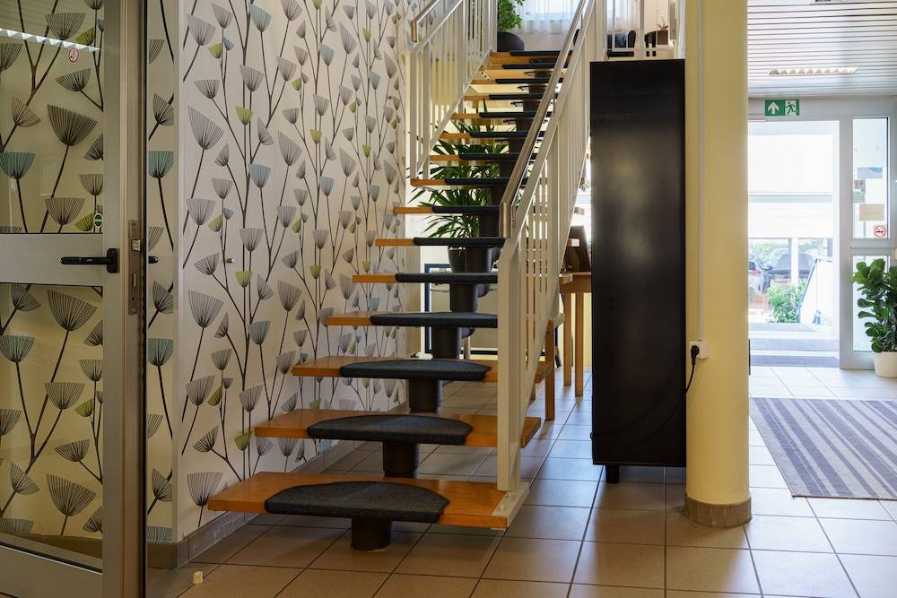 Interior entrance