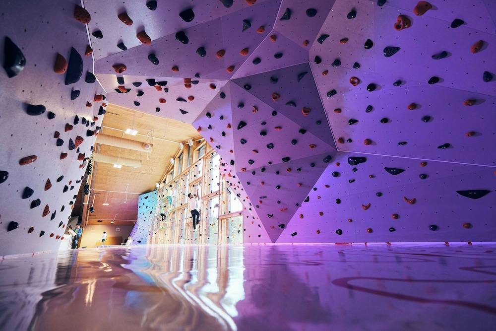 Rock climbing wall - indoor