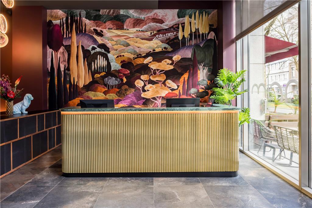 hotel amano dusseldorf lobby
