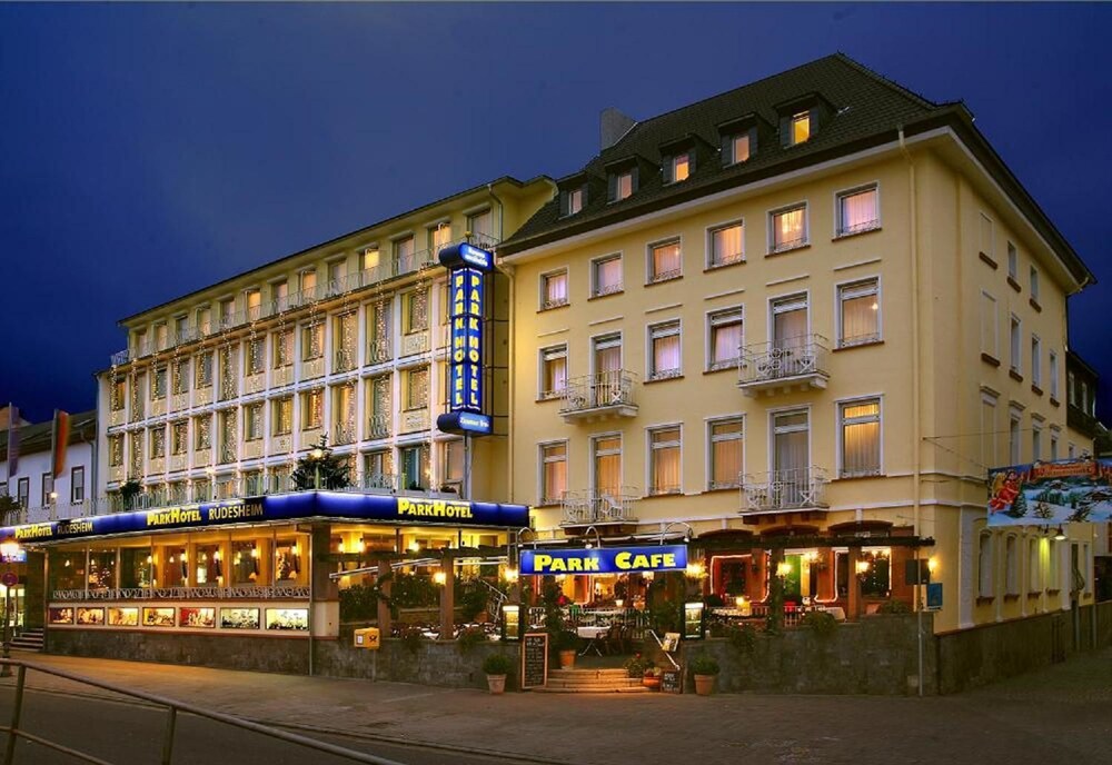 Hotel Front - Evening/Night