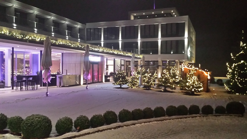 Front of property - evening/night