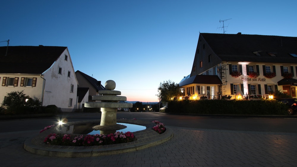 Front of property - evening/night