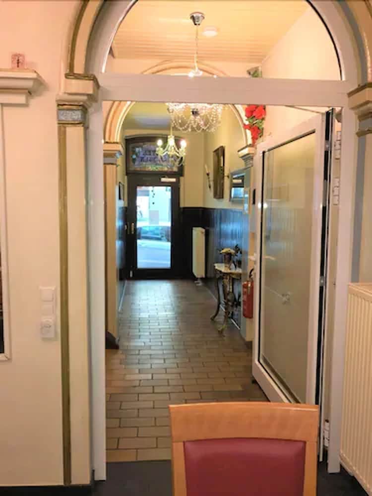 Interior entrance