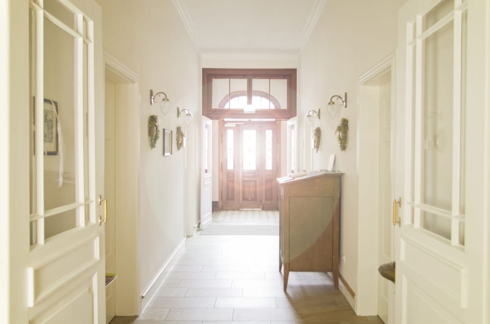 Interior entrance