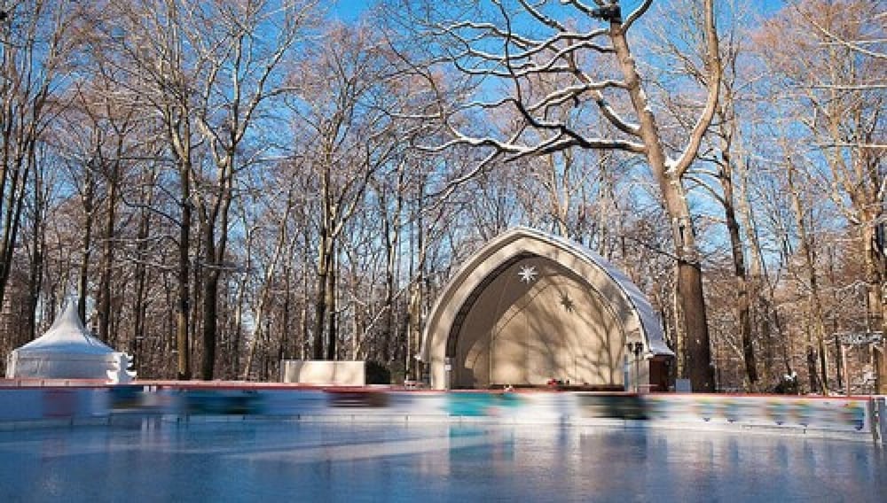 Ice skating