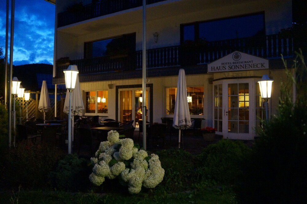 Hotel Front - Evening/Night