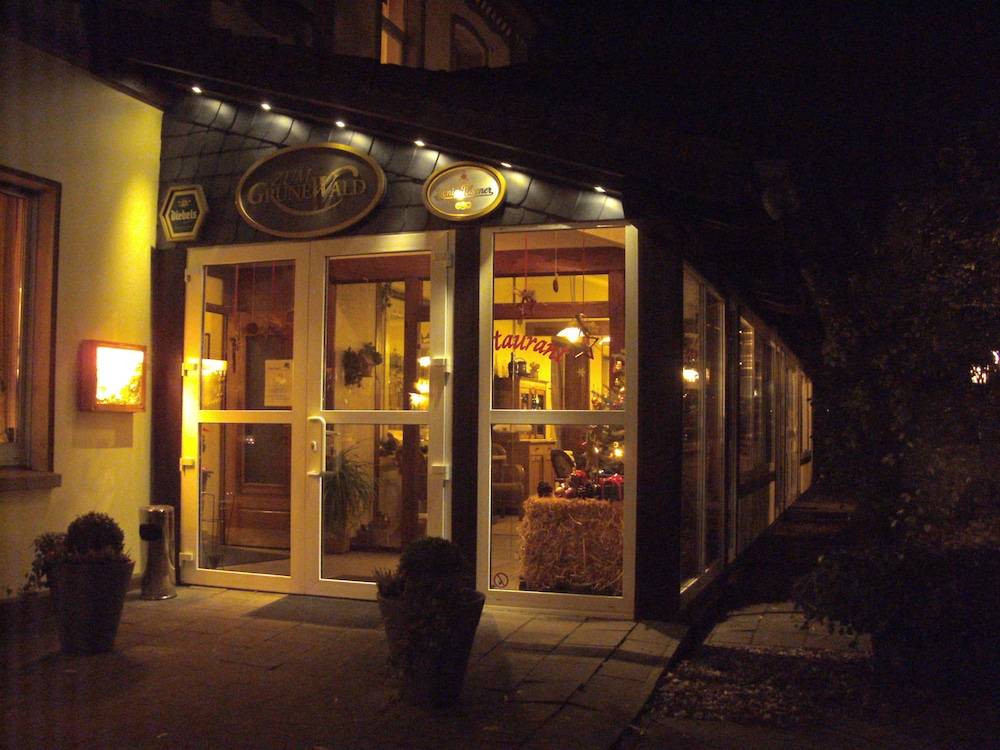 Front of property - evening/night