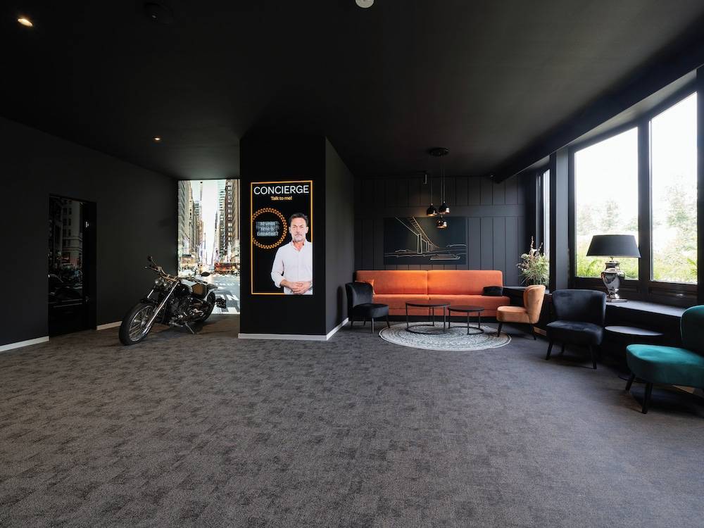 Interior entrance