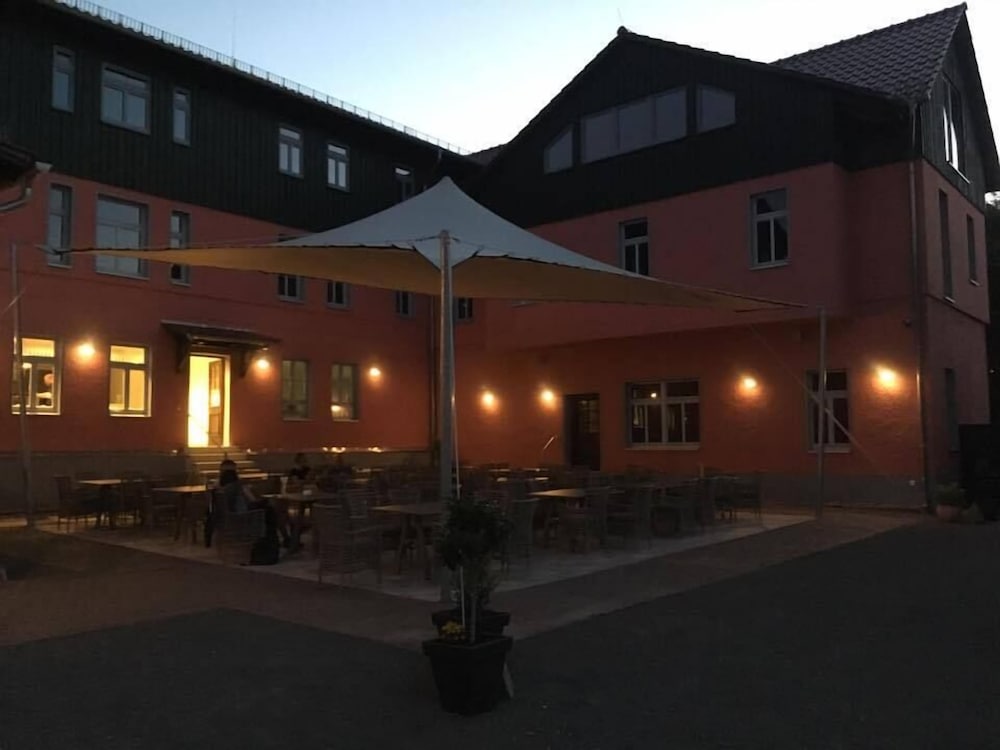 Front of property - evening/night