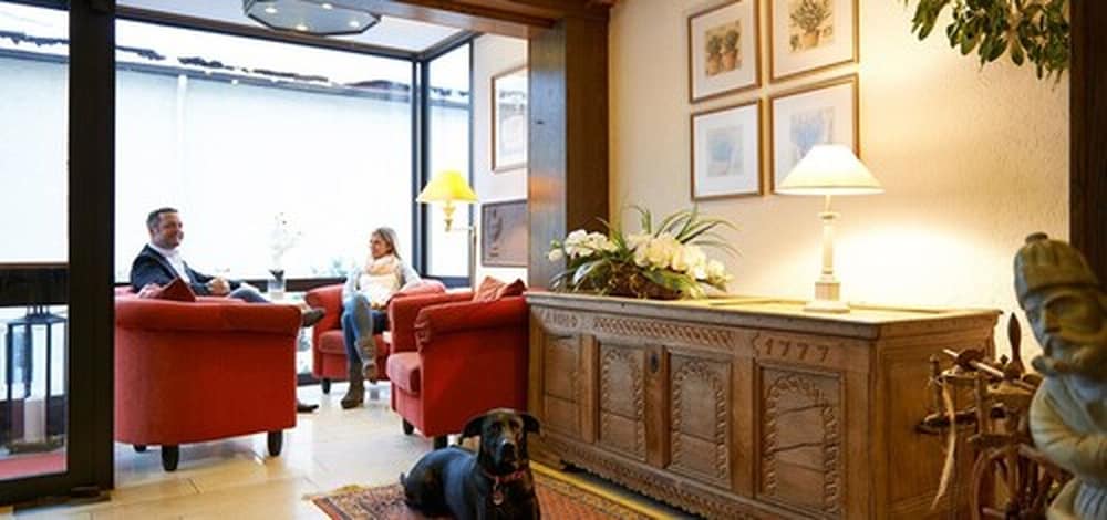 Lobby sitting area