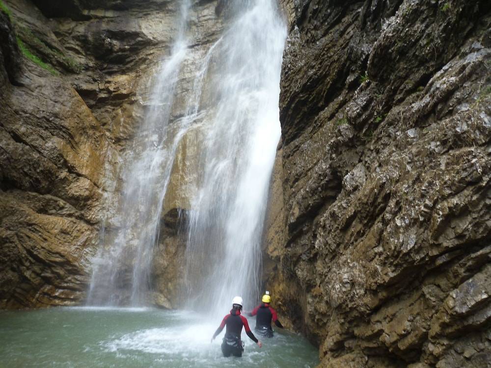 Outdoor rock climbing