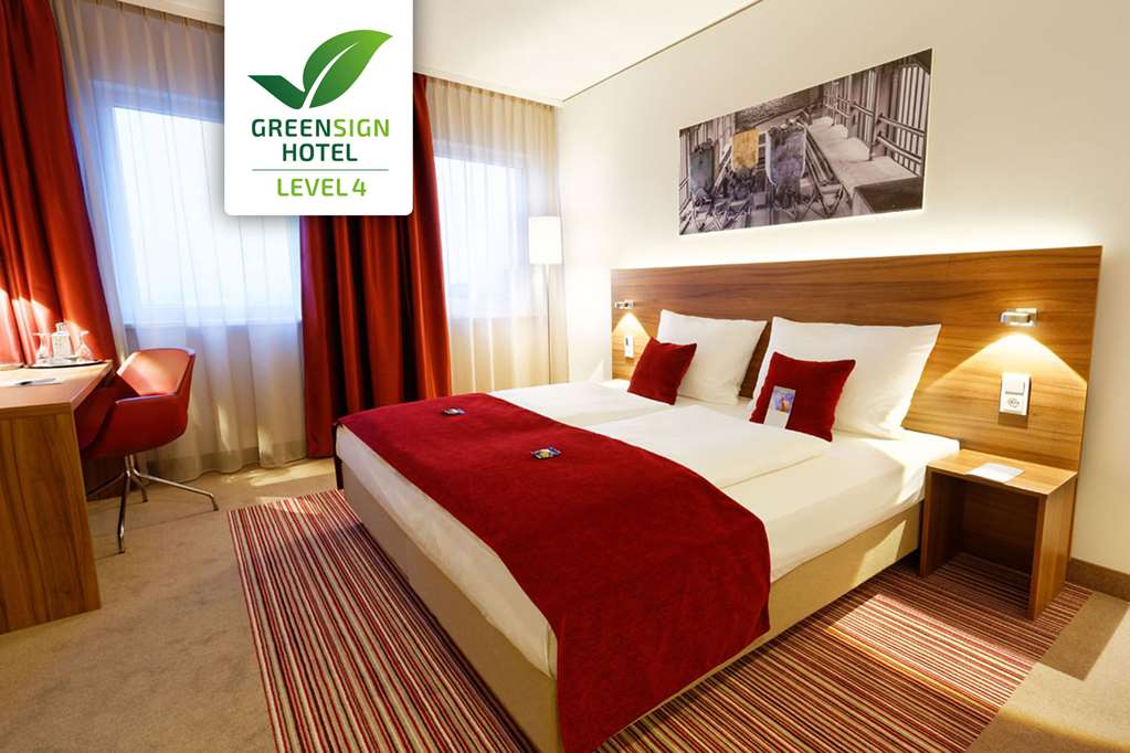 Doppelzimmer mit GreenSign Logo