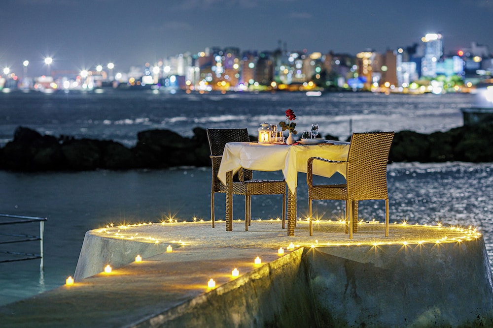 Couples dining
