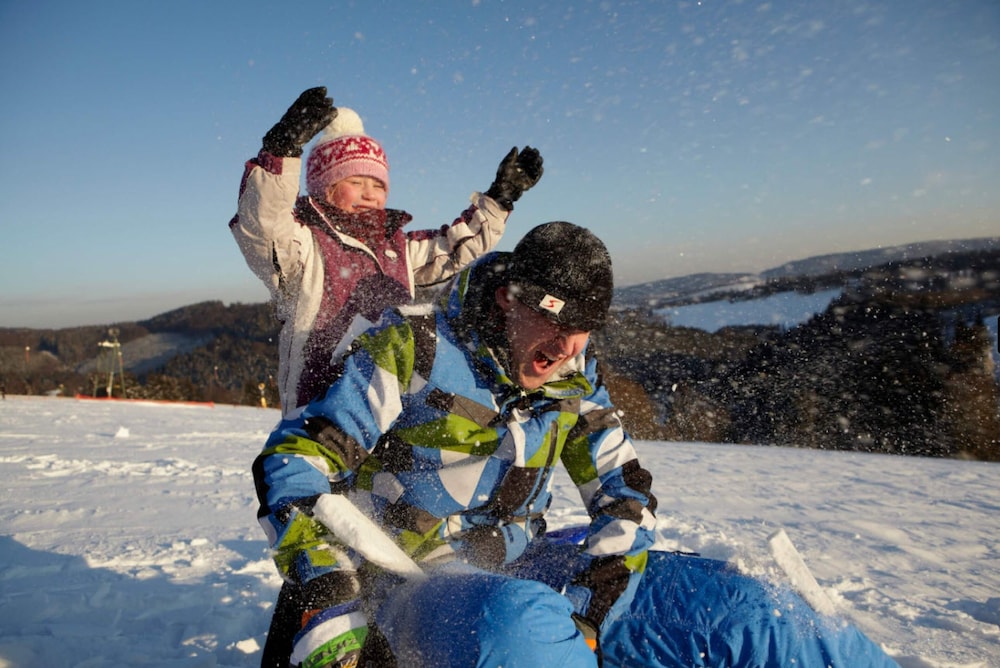 Snowmobiling