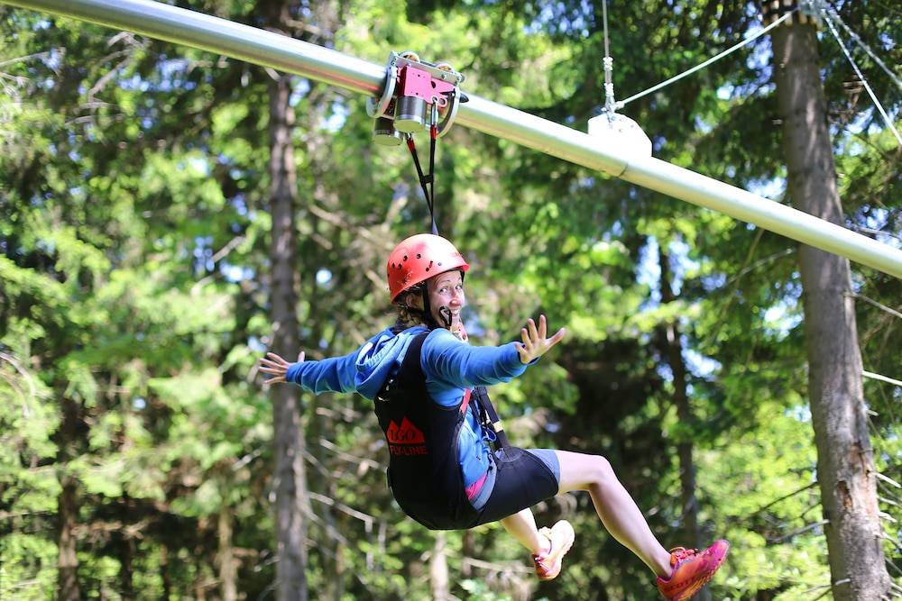 Ziplining