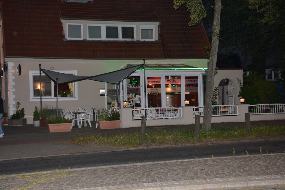 Hotel Front - Evening/Night