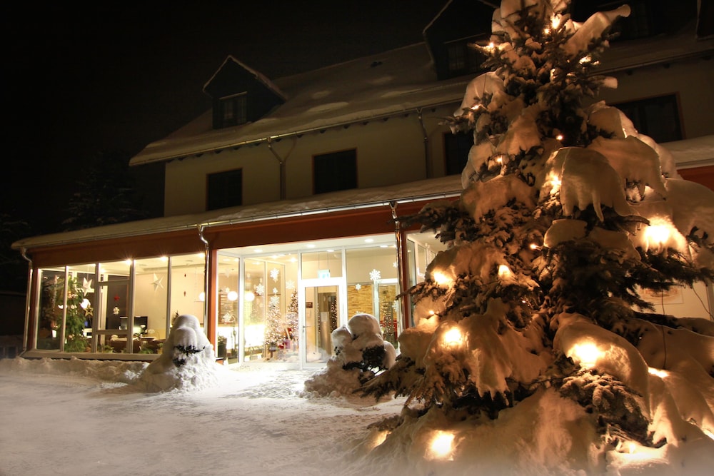 Front of property - evening/night