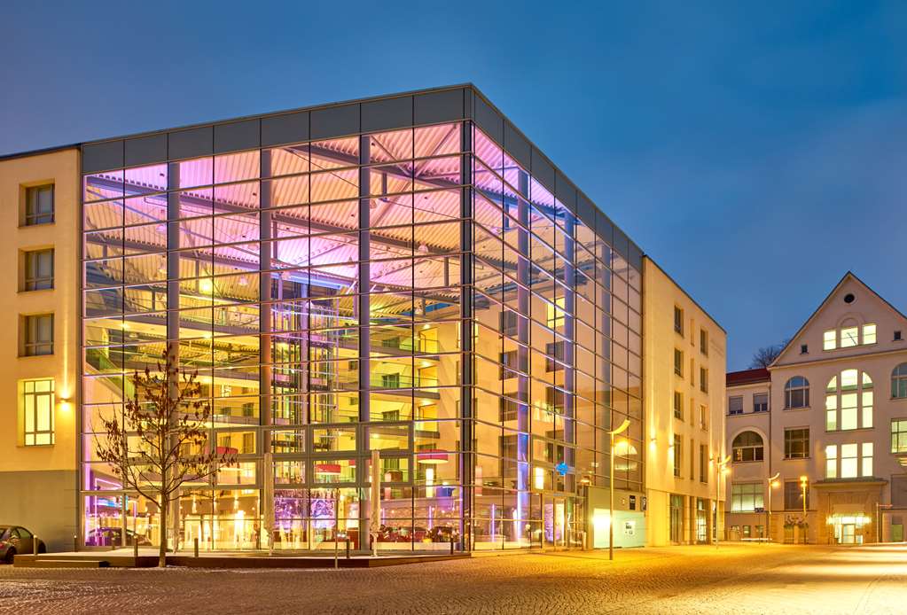Exterior view evening