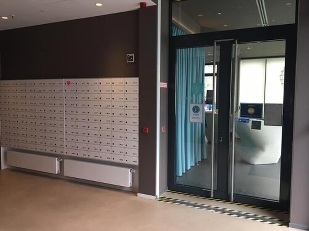 Interior entrance