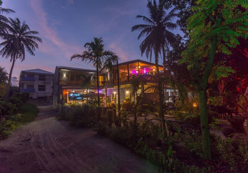 Hotel Front - Evening/Night
