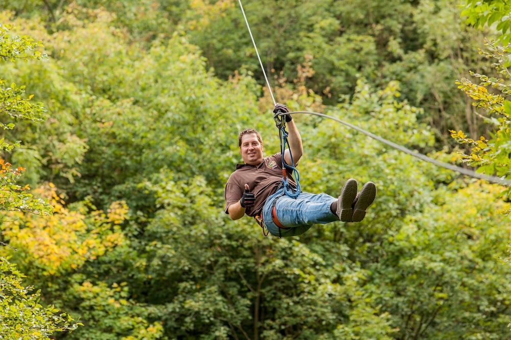 Ziplining