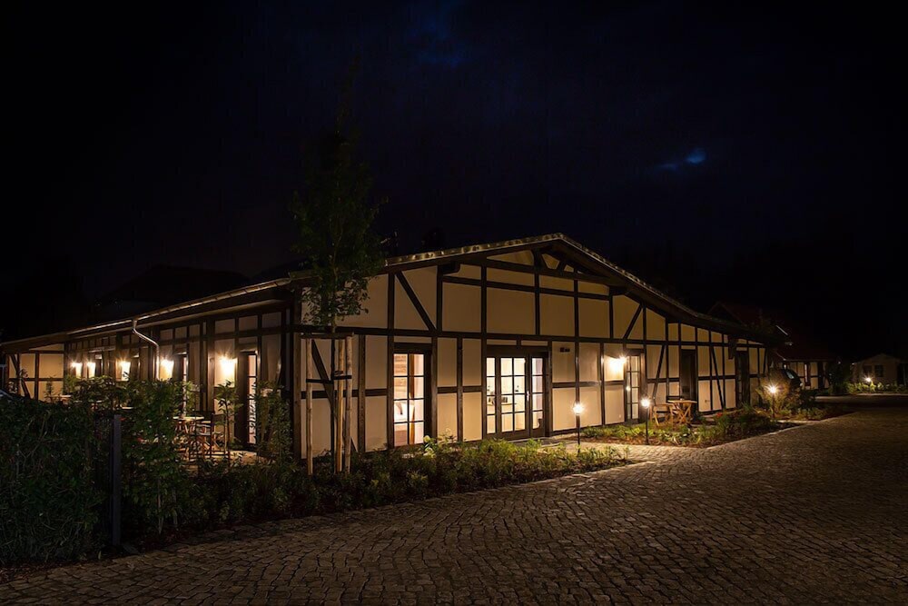 Front of property - evening/night