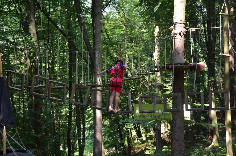 Outdoor rock climbing