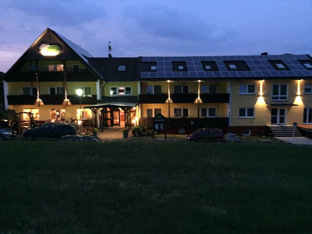 Front of property - evening/night