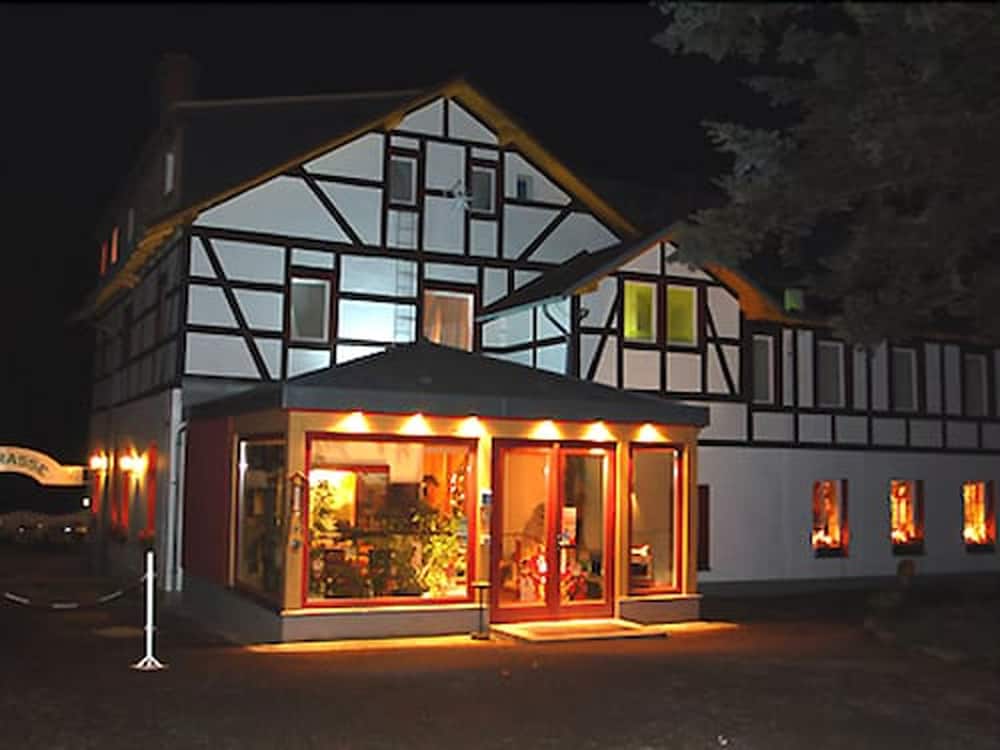 Front of property - evening/night