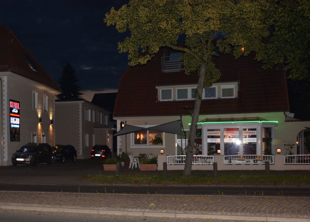 Hotel Front - Evening/Night