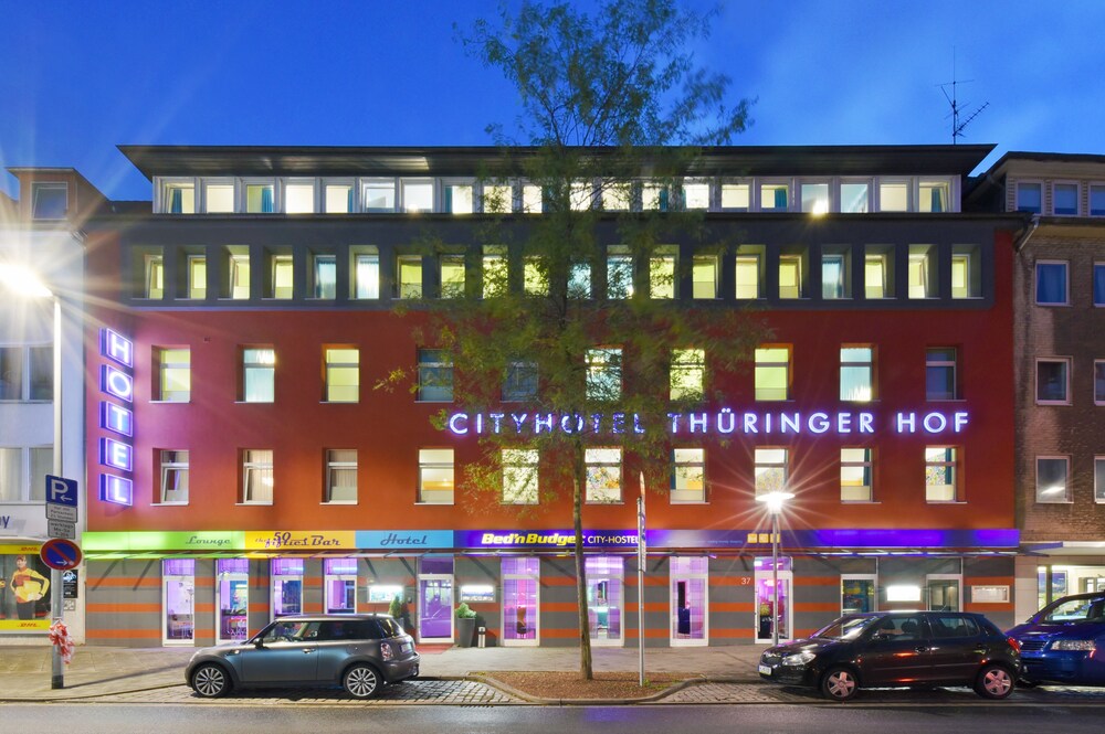 Hotel Front - Evening/Night