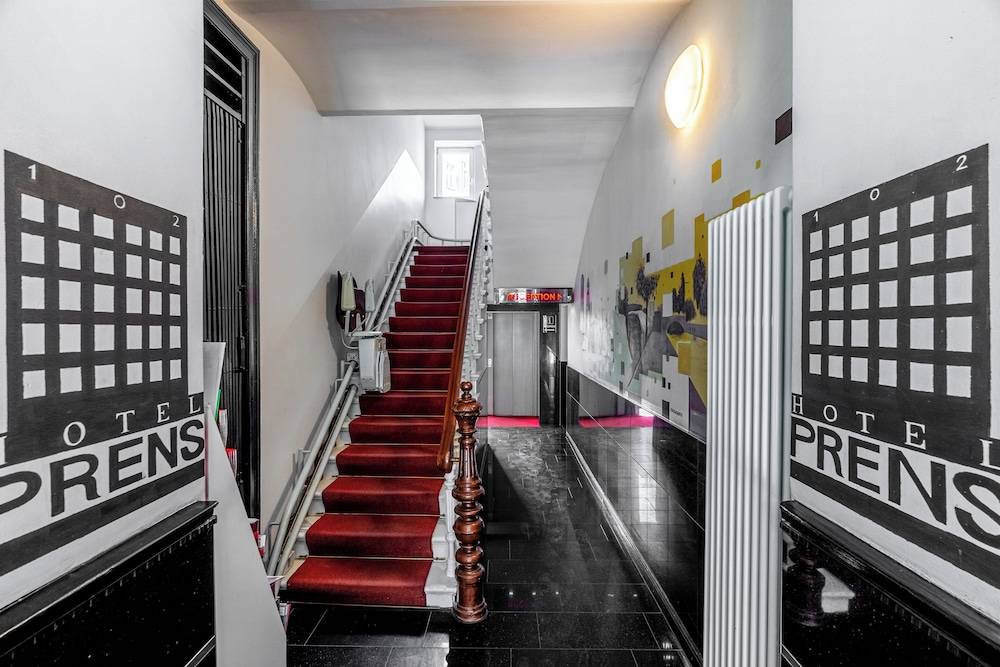 Interior entrance