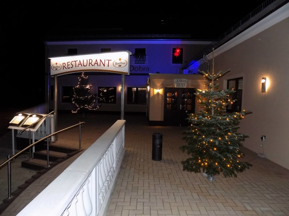 Front of property - evening/night