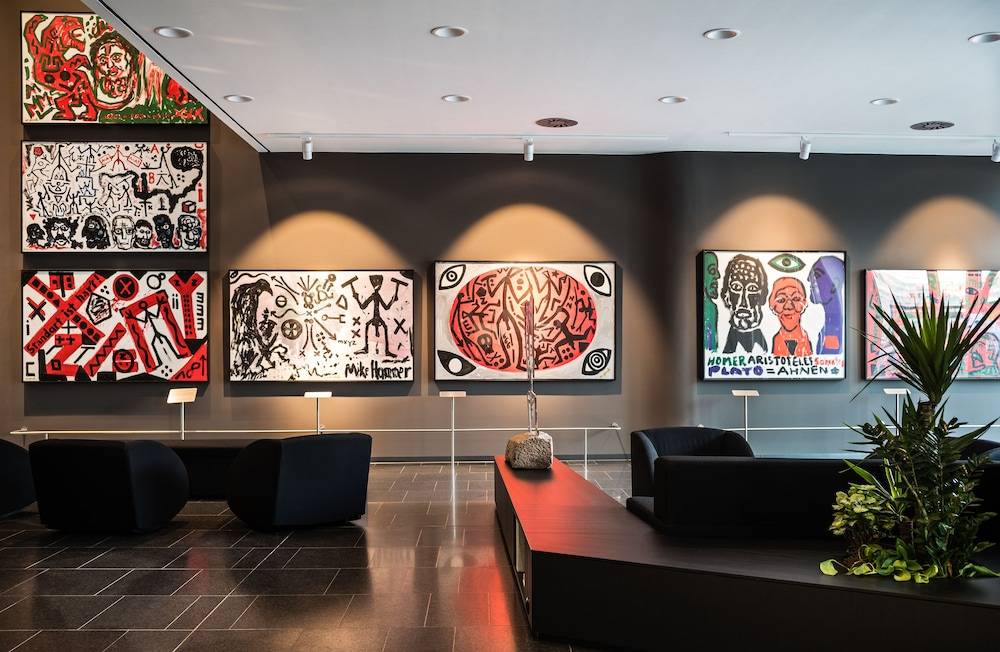 Lobby sitting area