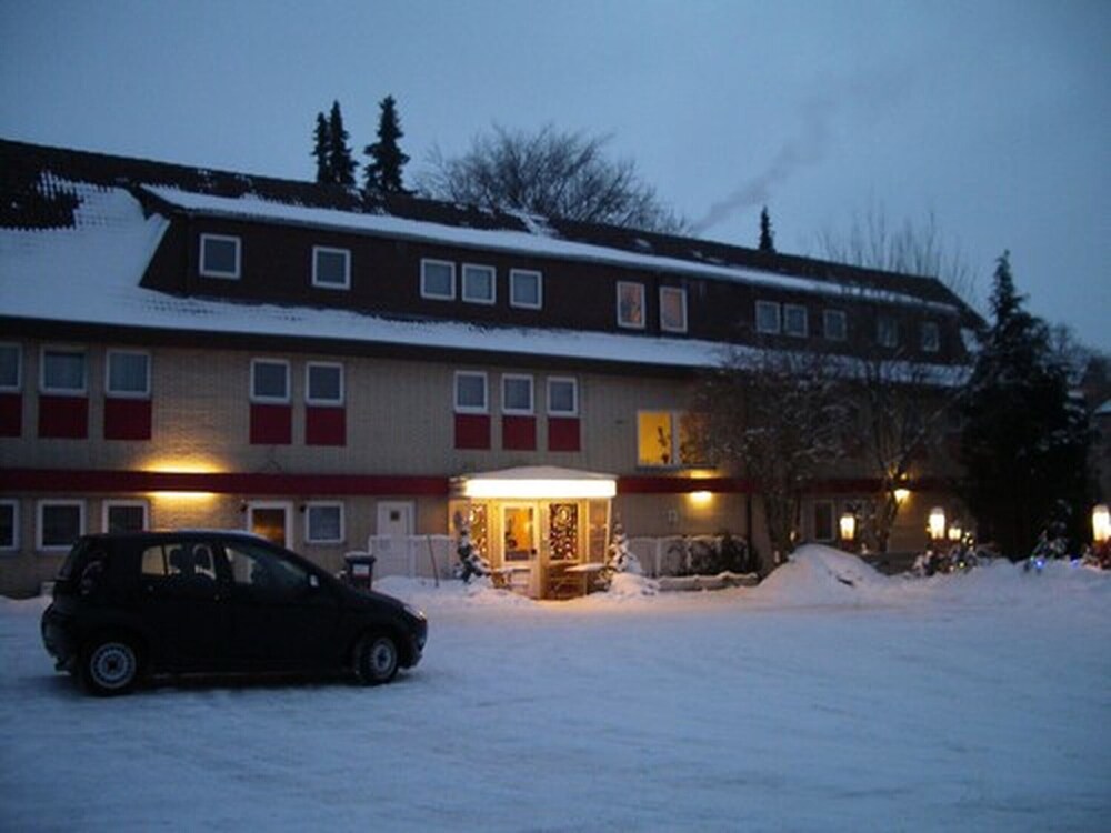 Front of property - evening/night