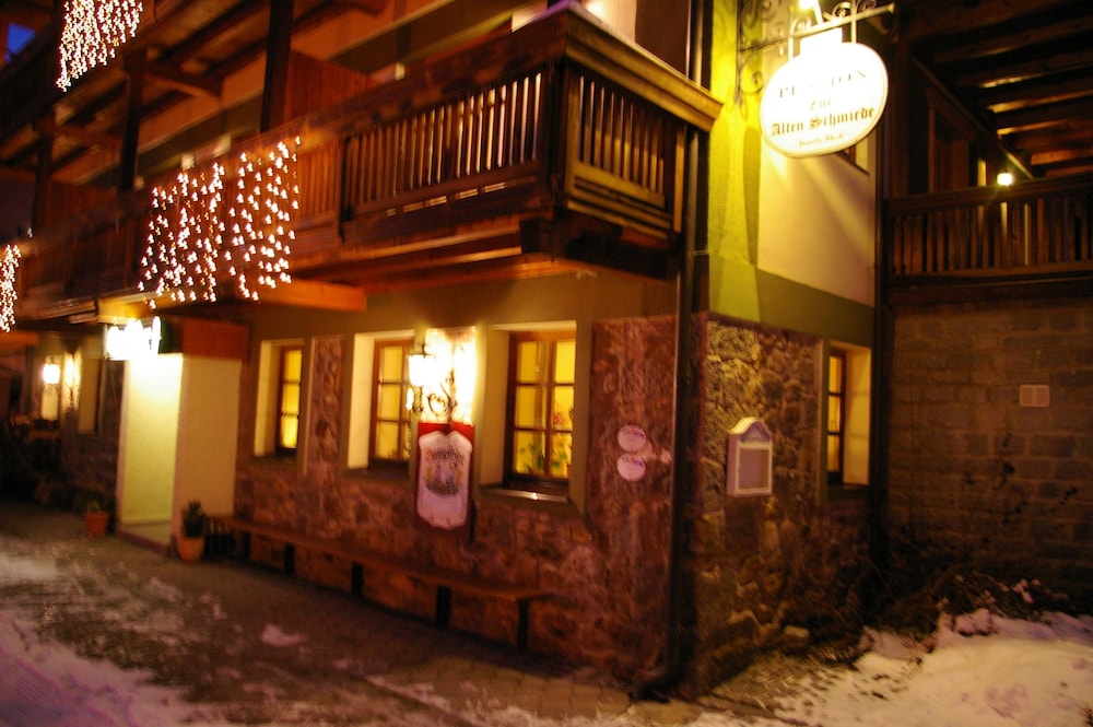 Front of property - evening/night