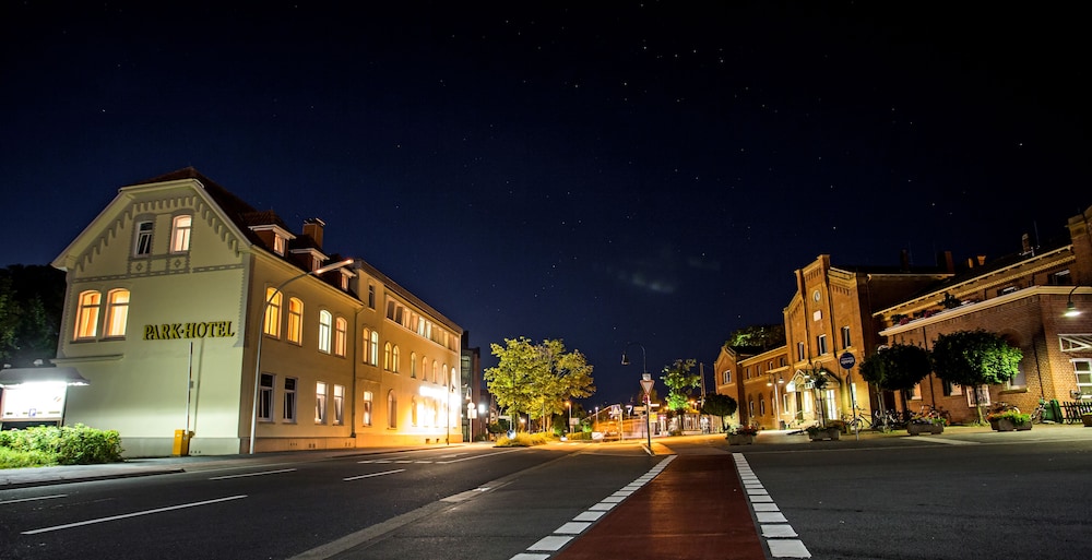 Front of property - evening/night