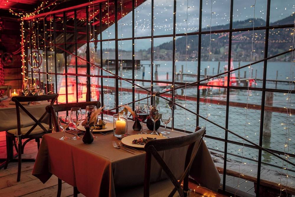 Couples dining