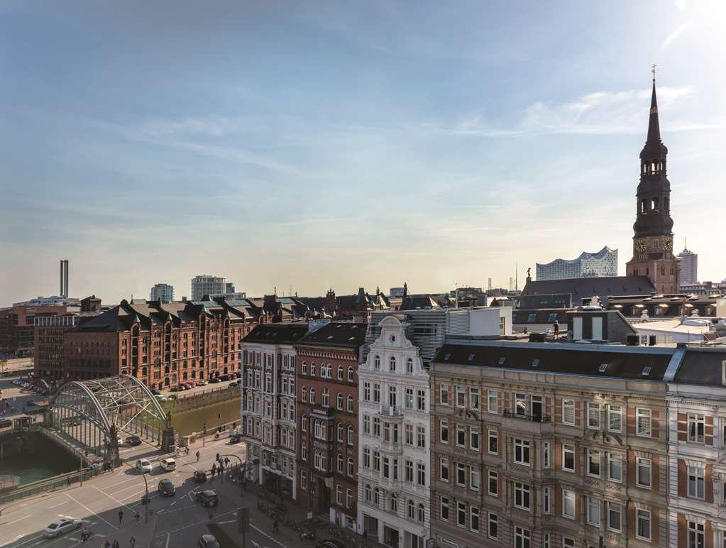 adina apartment hotel hamburg speicherstadt rooftop view