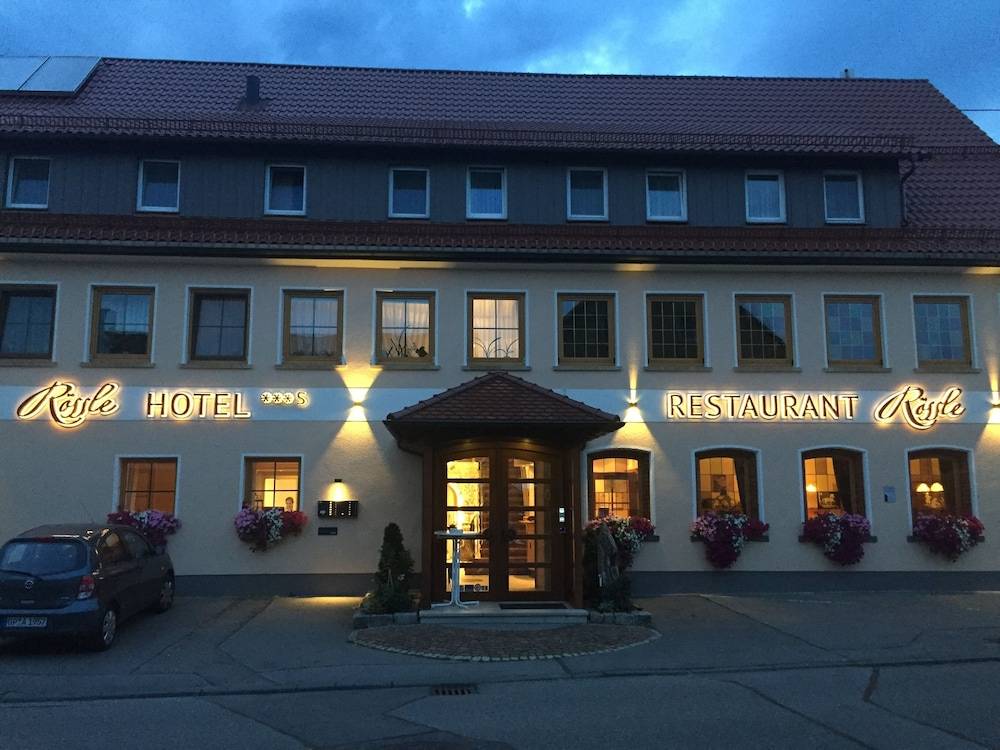 Front of property - evening/night