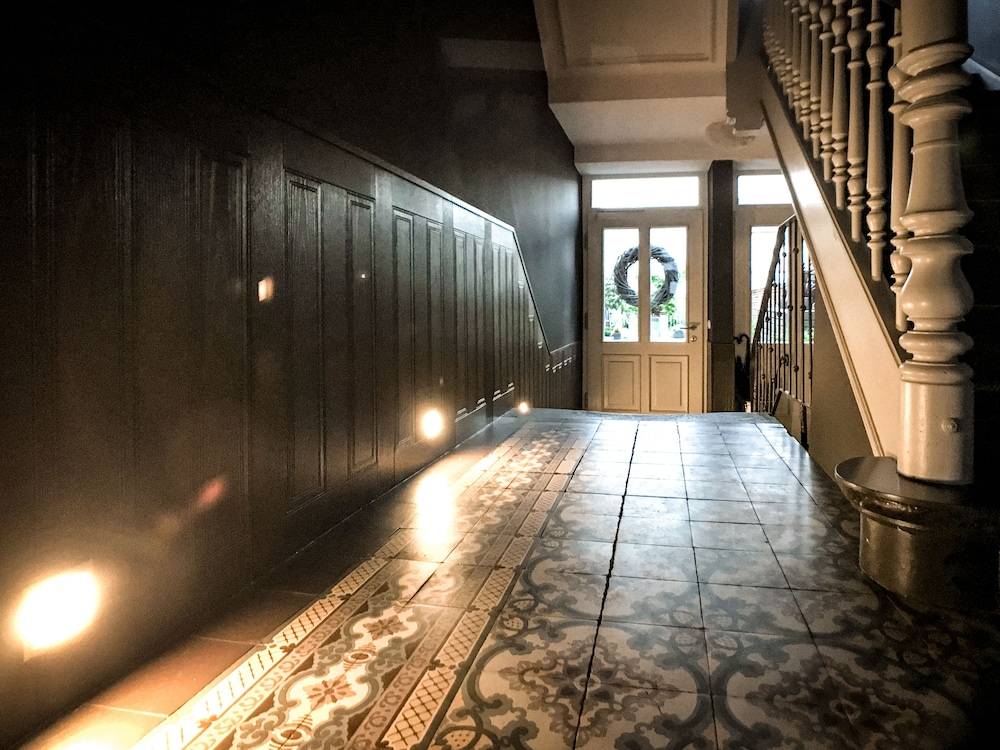 Interior entrance