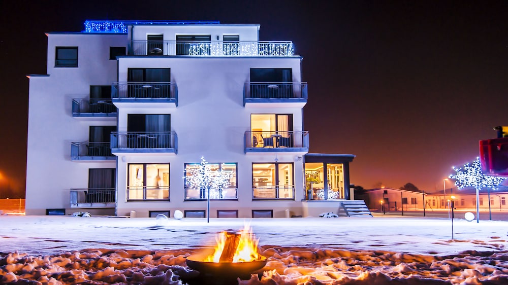 Front of property - evening/night